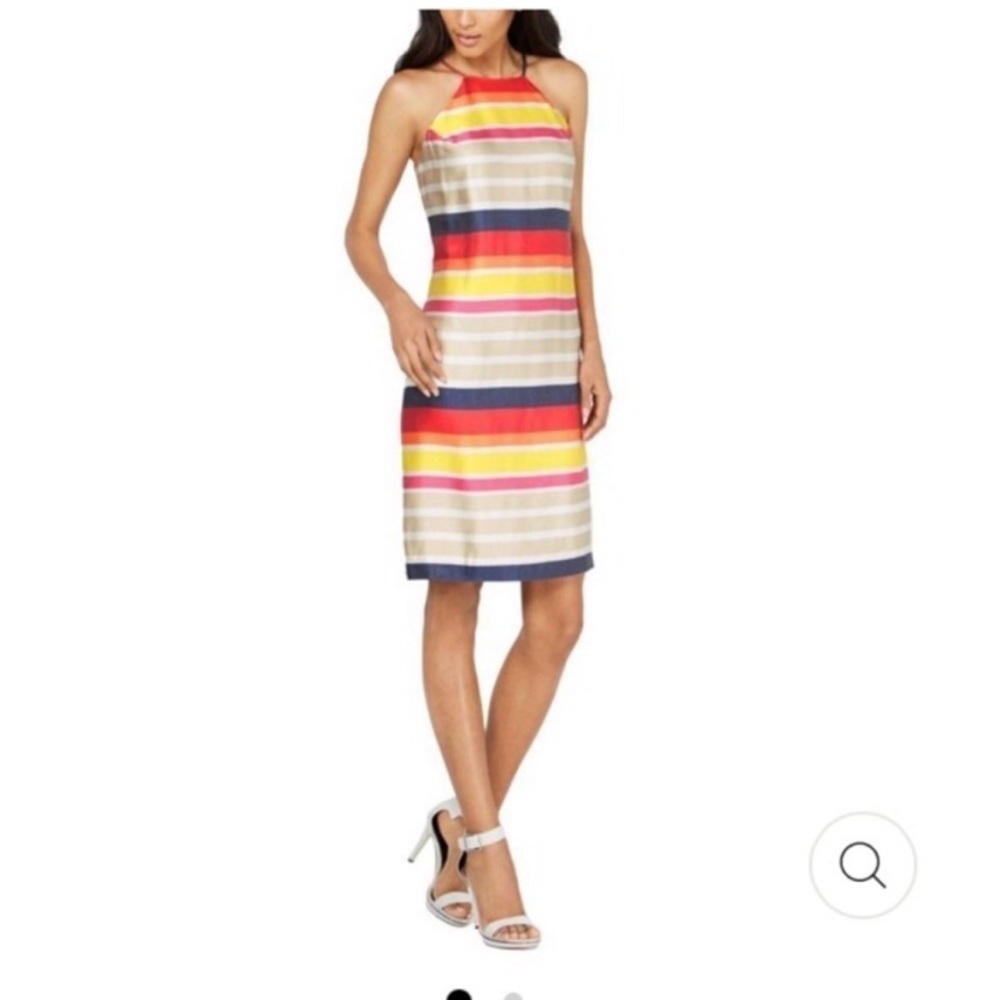 PERFECT SUMMER DRESS Vanah Trina Turk Striped Halter Dress